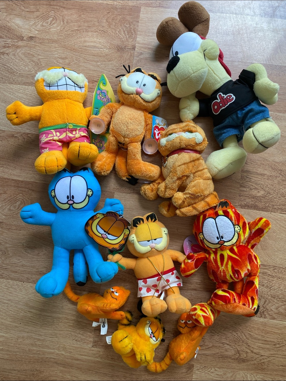 Garfield Plush Toy Collection lot of 10